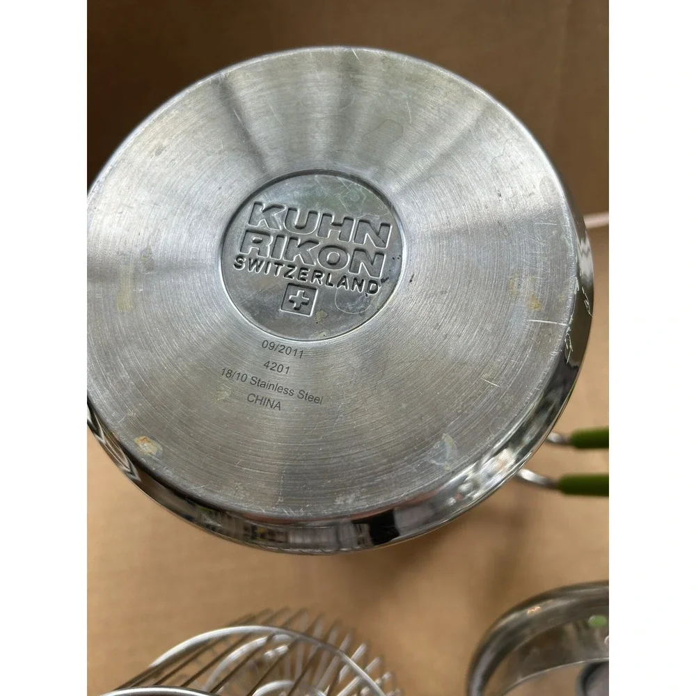 Kuhn‎ Rikon Large Asparagus Steamer Cooker 3 Piece Lid 11 cups